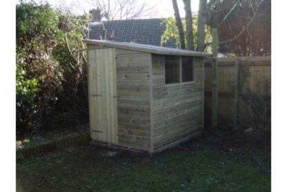 Reverse Pent Shed