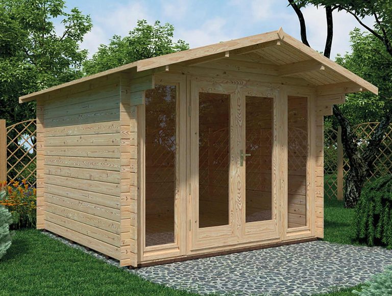 Untreated Faversham Log Cabin 3m x 3m - Skinners Sheds