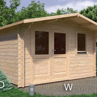 Olympic Silver Log Cabin