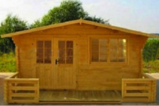 Untreated Surrey Log Cabin - 4.5m x 3.5m - Skinners Sheds