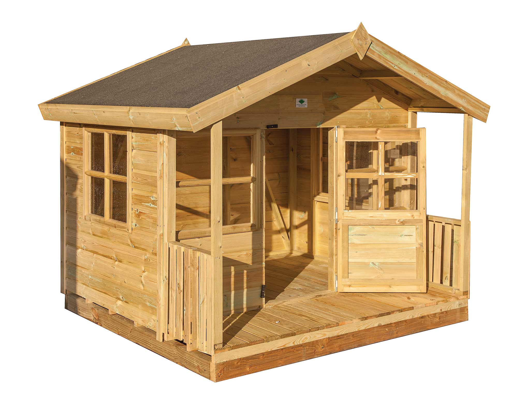 kids wooden wendy house