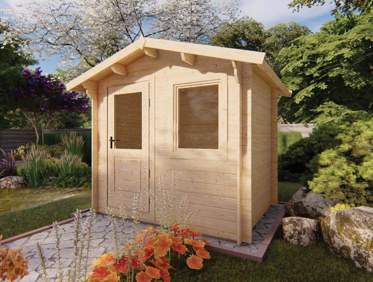 Untreated Sussex Log Cabin - 3m x 2m - Skinners Sheds