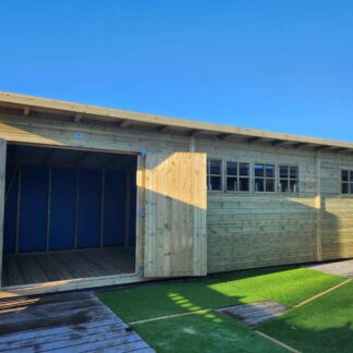 30 x 10ft Pent Workshop with Partition Wall