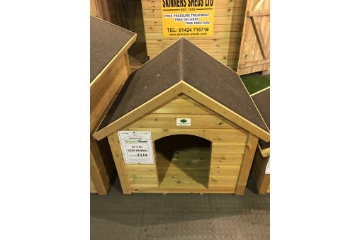 3 x 3 dog kennel ex-display - skinners sheds