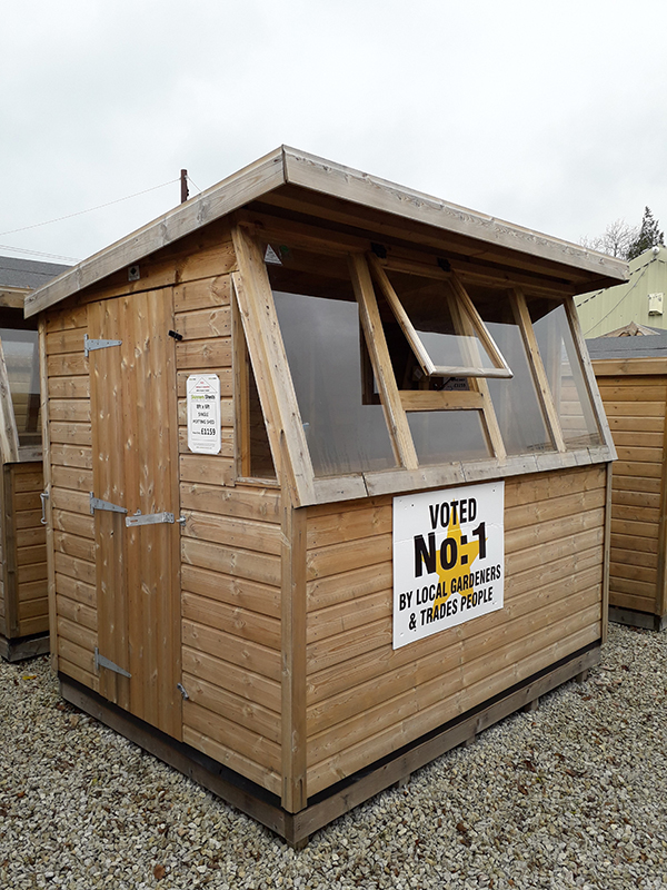 8x6 Single Potting Shed Skinners Sheds