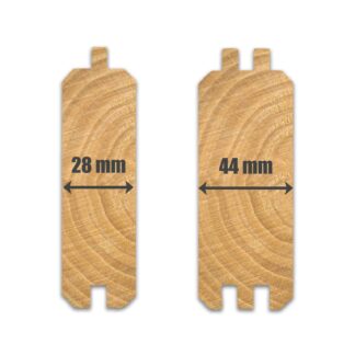 Log Cabin Wall Profiles 28mm and 44mm