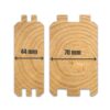Log Cabin Wall Profiles 44mm and 70mm