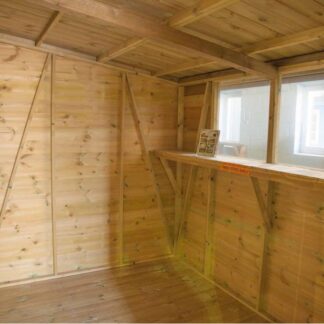 Pent Shed Interior