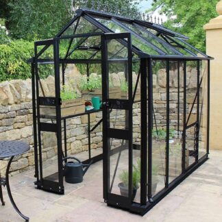 Cotswold Birdlip Greenhouse Black