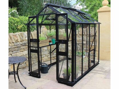 Cotswold Birdlip Greenhouse Black