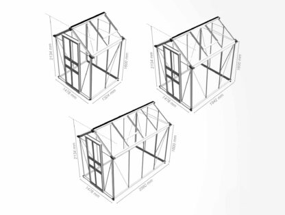 Cotswold Birdlip Greenhouse Dimensions