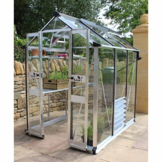 Cotswold Birdlip Greenhouse Silver