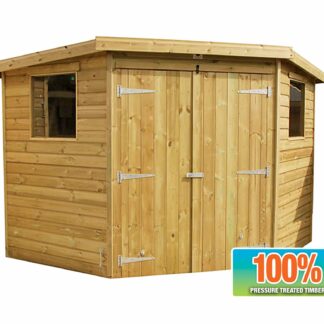 Corner Pent Shed