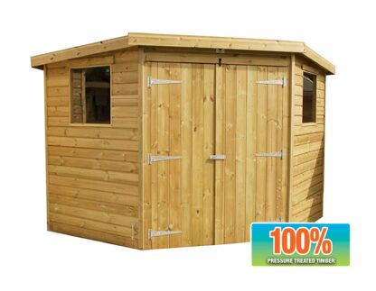 Corner Pent Shed