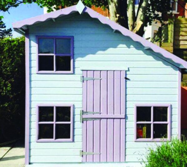 Double Wendyhouse Painted with Protek Royal Exterior