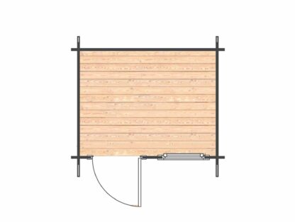 Eastbourne Log Cabin Floor Plan