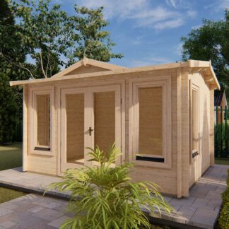 Low Clockhouse Pavilion Log Cabin