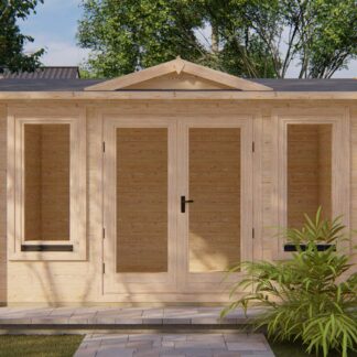 Low Clockhouse Pavilion Log Cabin