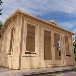 Low Clockhouse Pavilion Log Cabin