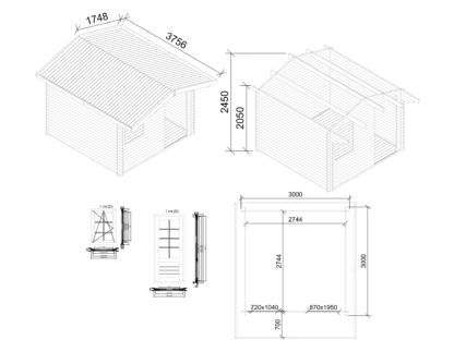 Olympian Bronze Log Cabin Plans