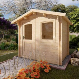 Olympian Bronze Log Cabin