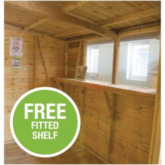 Free fitted shelf