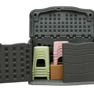 Open Plastic Storage Shed Unit