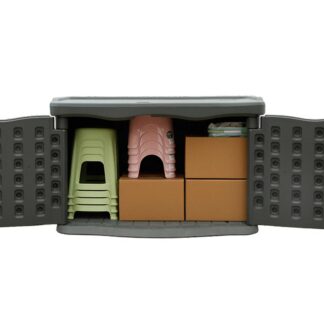 Open Plastic Storage Shed Unit