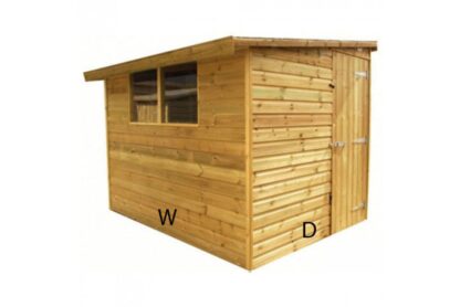 Reverse Pent Sheds