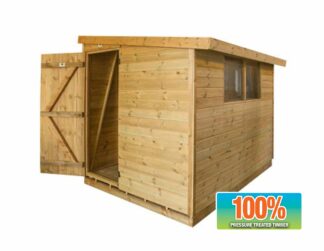 Reverse Pent Sheds