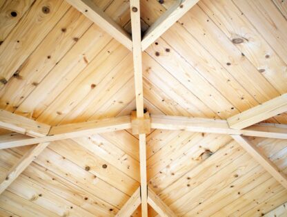 Square cabin roof