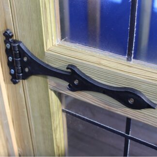 Black Door Hinge