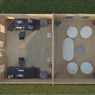 Bethersden Log Cabin Top View