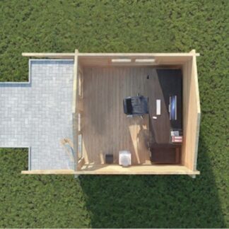 Bodiam Log Cabin Top View