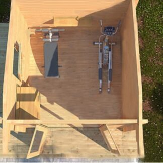 Brentwood Log Cabin Top View