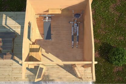 Brentwood Log Cabin Top View