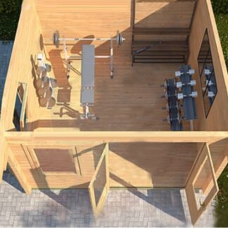 Cambridge Log Cabin Top View