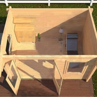 Colchester Log Cabin Top View