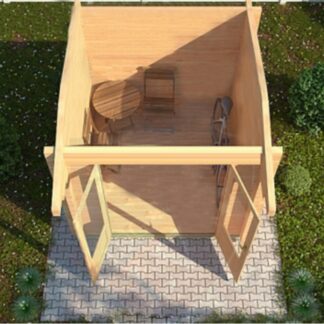 Helesworth Log Cabin Top View