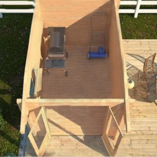 King's Lynn Log Cabin Top View