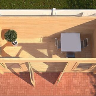 Norwich Log Cabin Top View