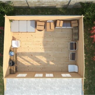 Sevenoaks Log Cabin Top View
