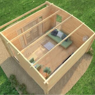 Winchester Log Cabin Top Side View