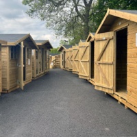 Sheds on display