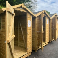 Sheds on display