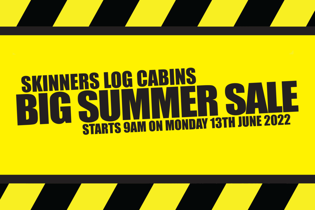 Log Cabin Sale advert