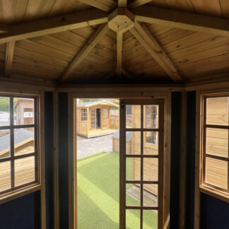 7 x 7 Corner Belvoir Summerhouse (Internal2)
