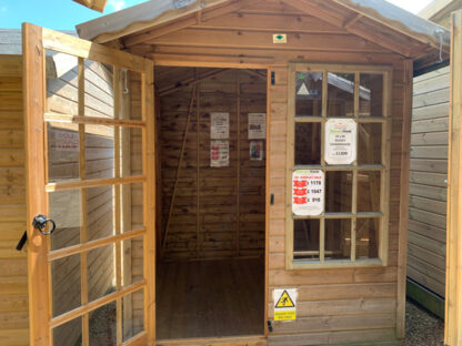 6 x 6 Georgian Budget Summerhouse (Ex Display) - Image 3