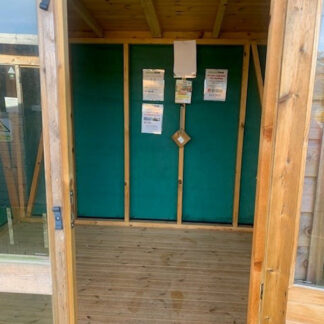 10x8 Pent Studio Summerhouse IN
