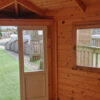 3M x 3M Untreated Interlocking Hastings Log Cabin (28mm Walls) (Ex Display) - Image 4